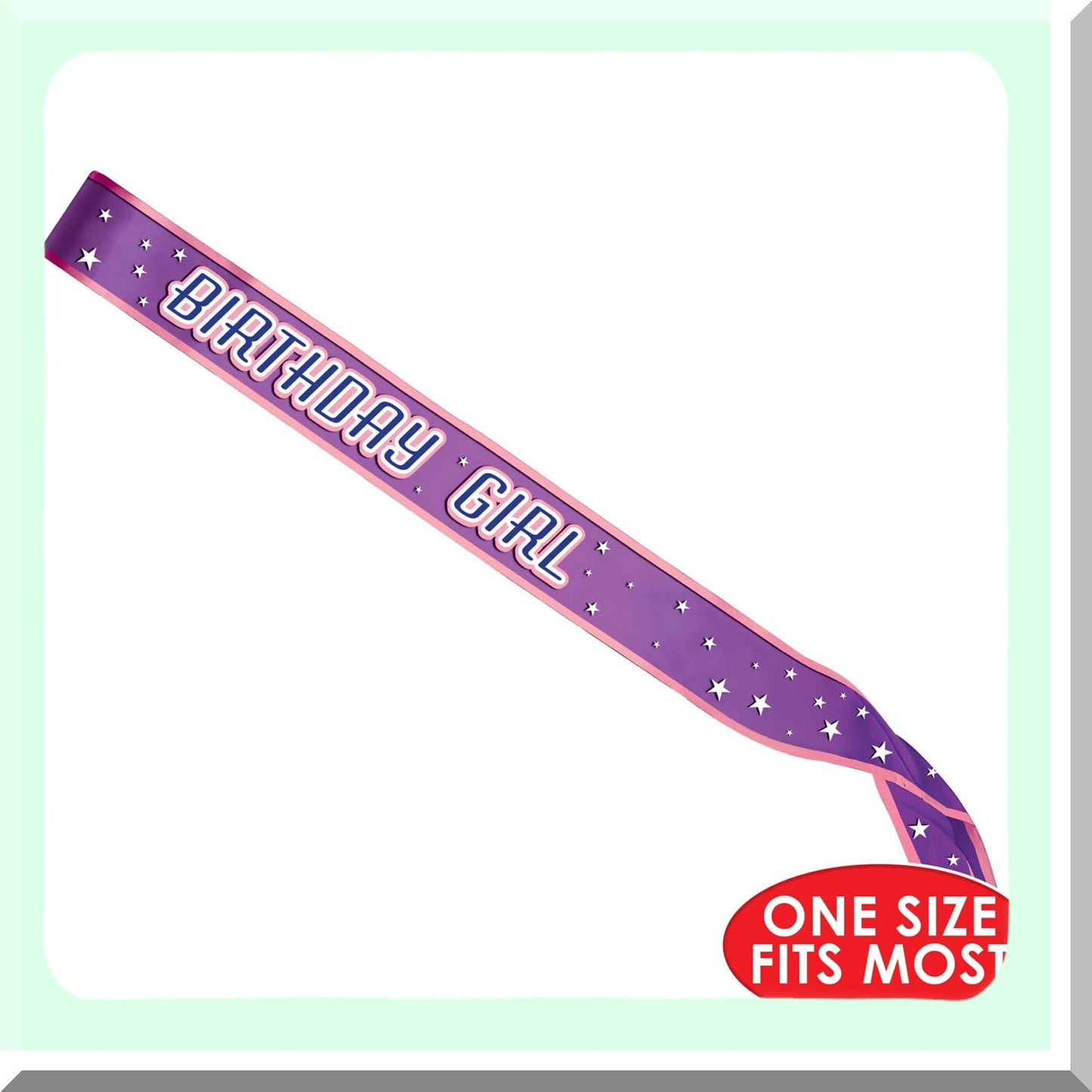 Birthday Girl Sash for Celebrations and Parties