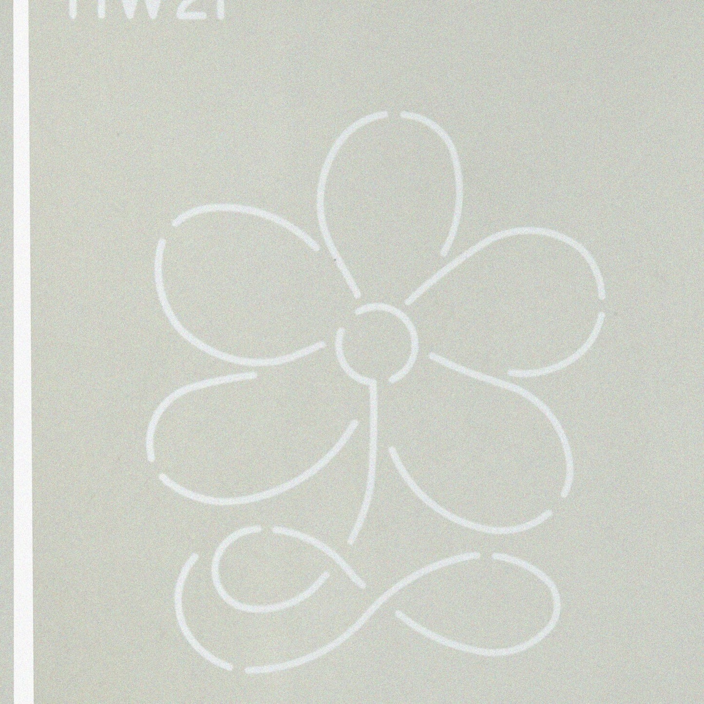 Scrolling Daisy Quilt Stencils Set