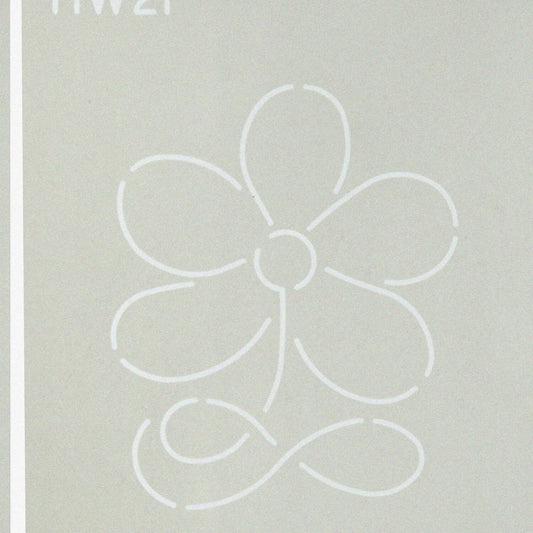 Scrolling Daisy Quilt Stencils Set