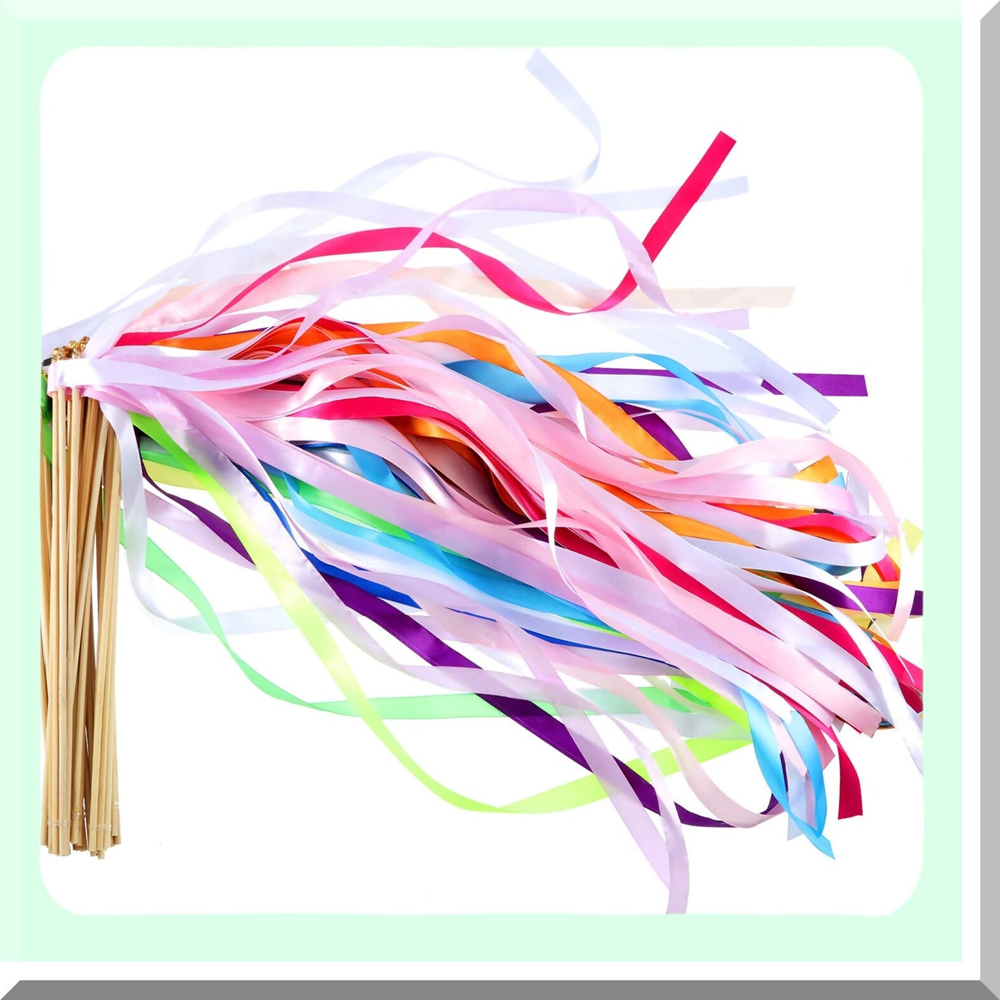 Colorful Ribbon Stick Party Streamers for Weddings and Events