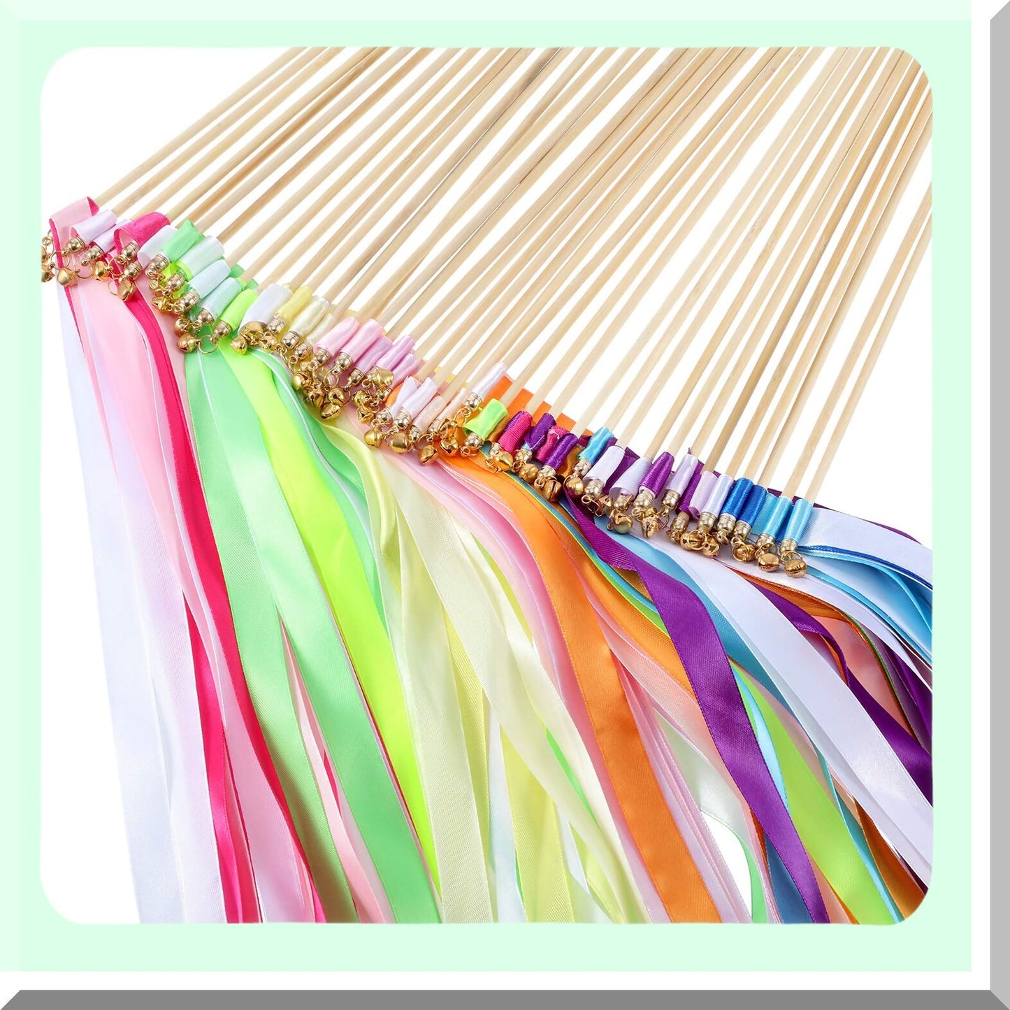 Colorful Ribbon Stick Party Streamers for Weddings and Events