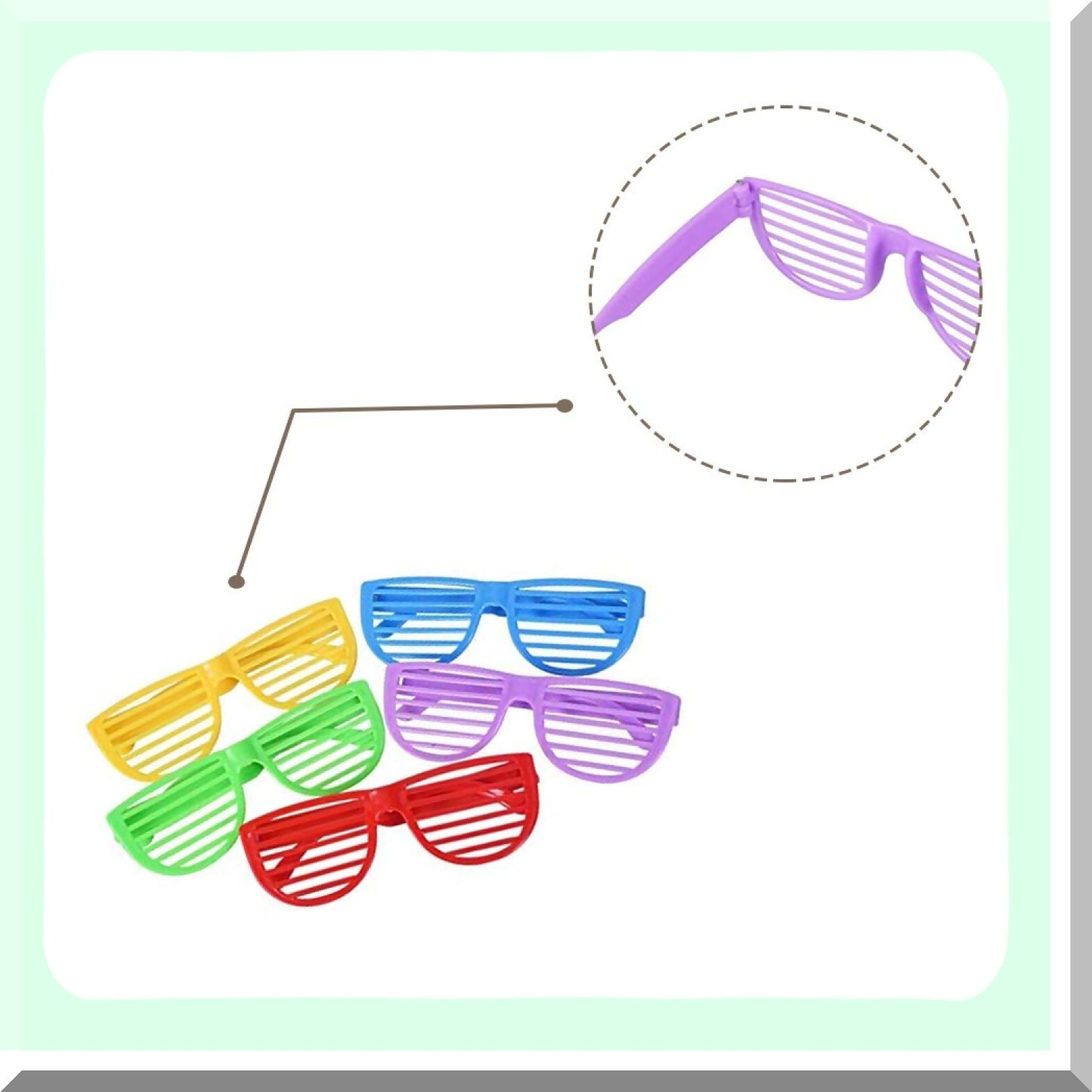 Colorful Kids Shutter Shades Pack for Parties and Fun