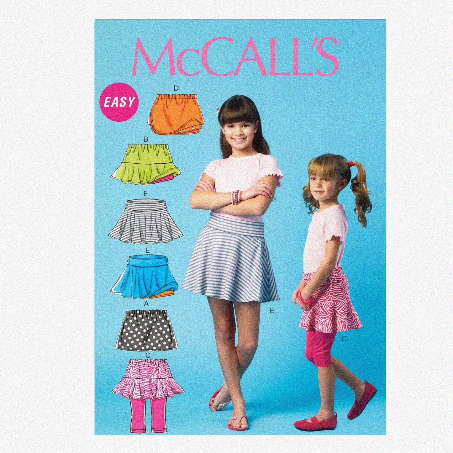 Children's Girls Skorts Pattern CHJ