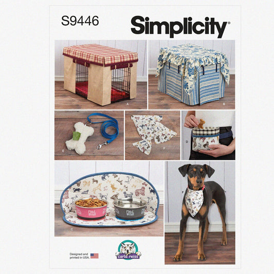 Sewing Pattern for Pet Crate Covers and Accessories