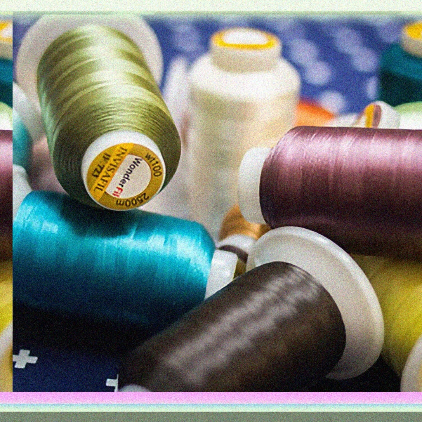 InvisaFil 2-Ply Cottonized Polyester Thread 100wt Wine