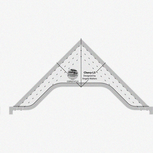 Low Shank Machine Quilting Tool Acrylic Ruler 4.5x8.5 inches