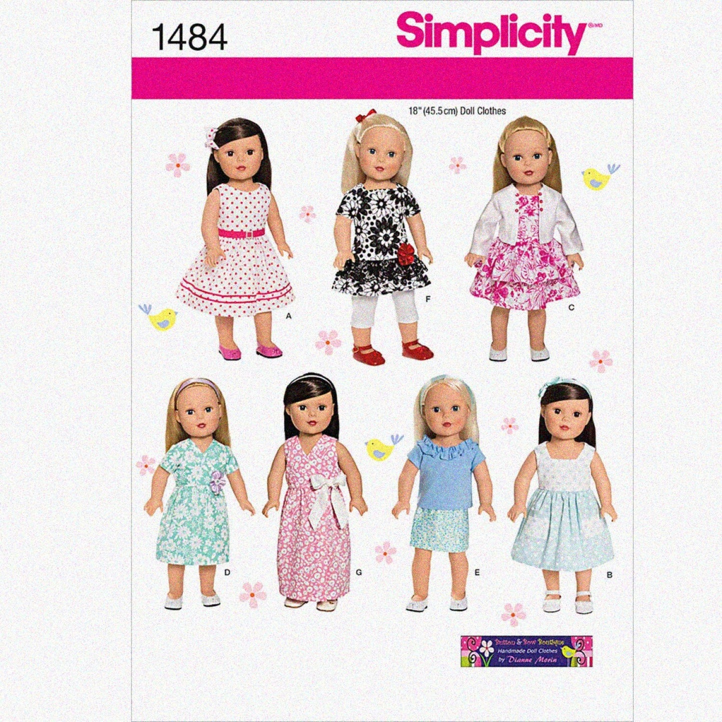 1484 Doll Clothes Sewing Kit for 18'' Dolls