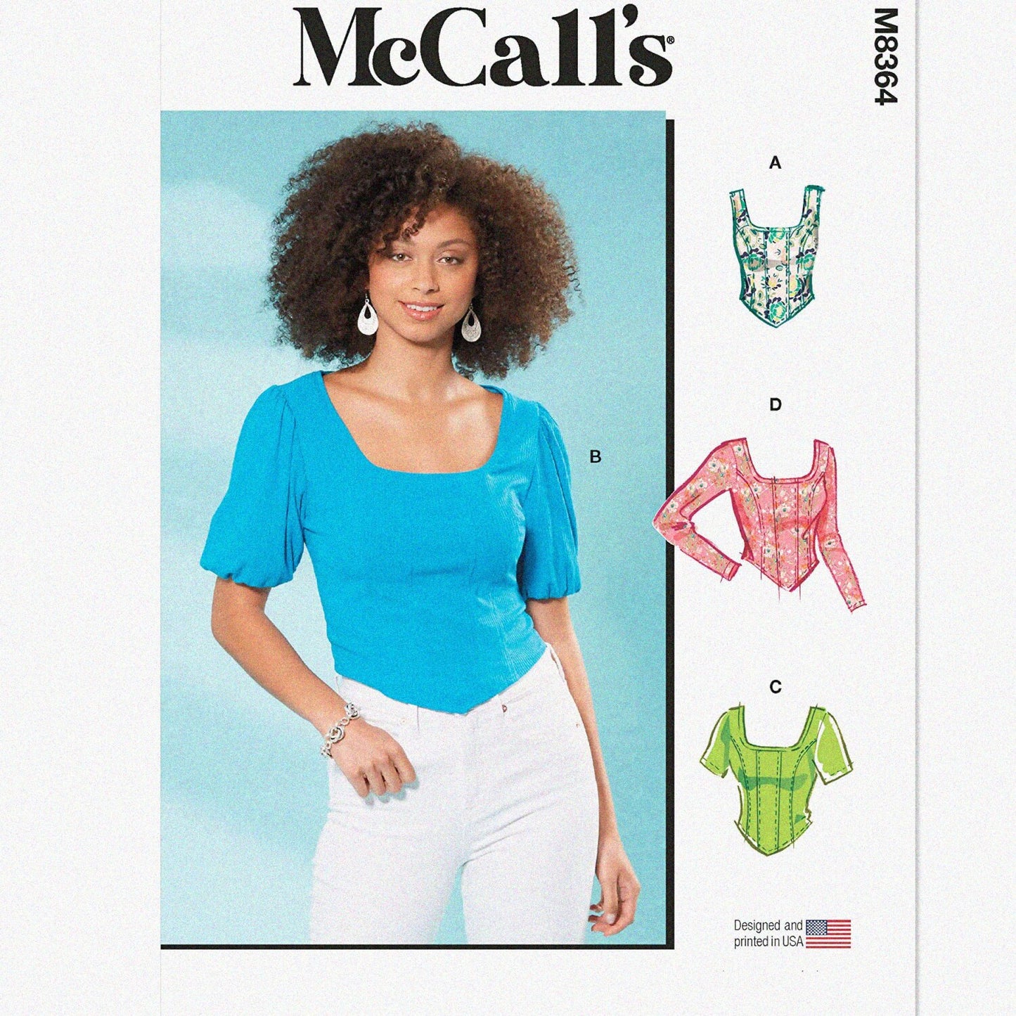 Misses' Knit Corset Top Sewing Pattern Kit