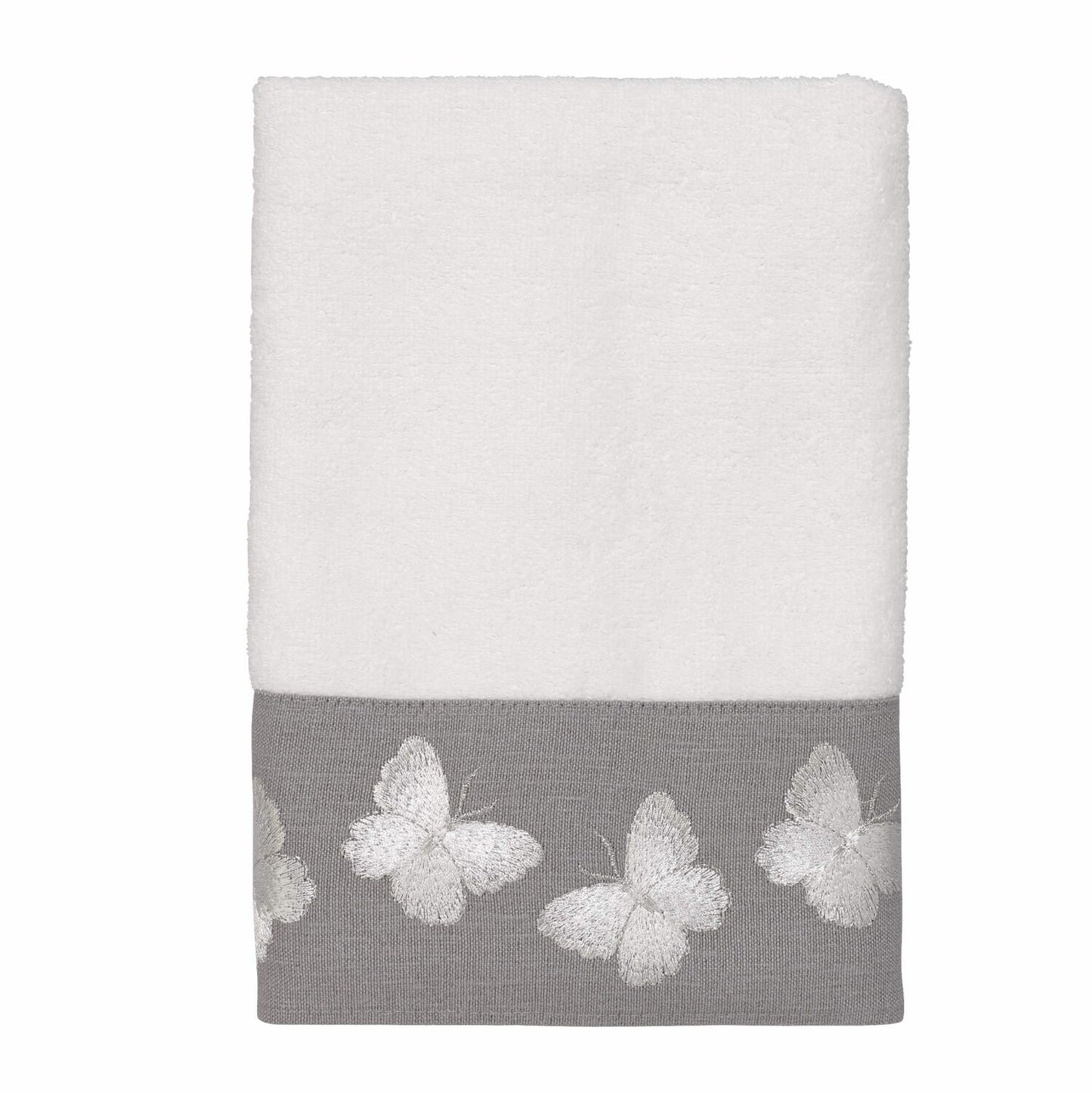 Hand Towel White Cotton 30x16