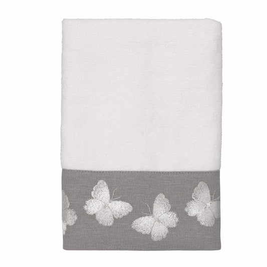 Hand Towel White Cotton 30x16