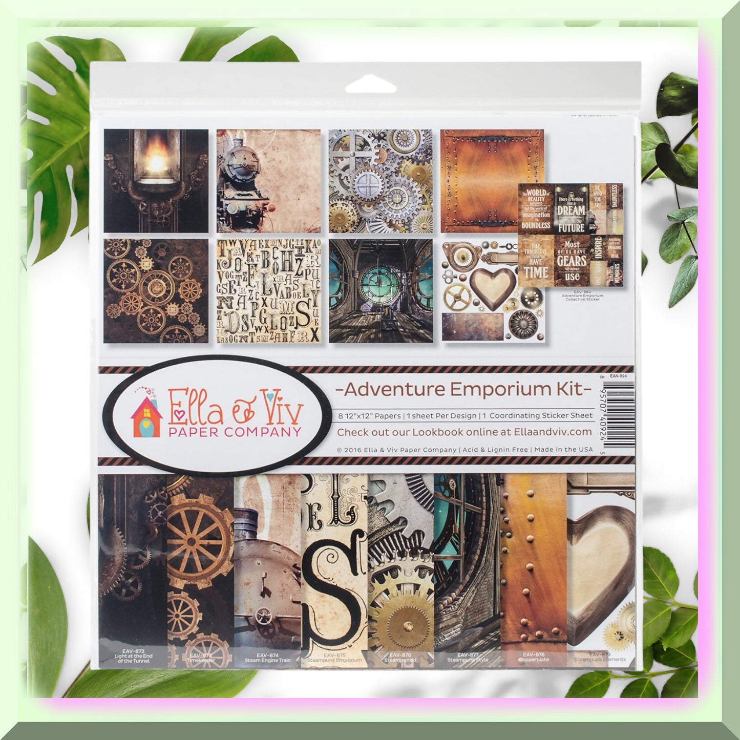 Ella Viv Adventure Scrapbook Kit 12x12