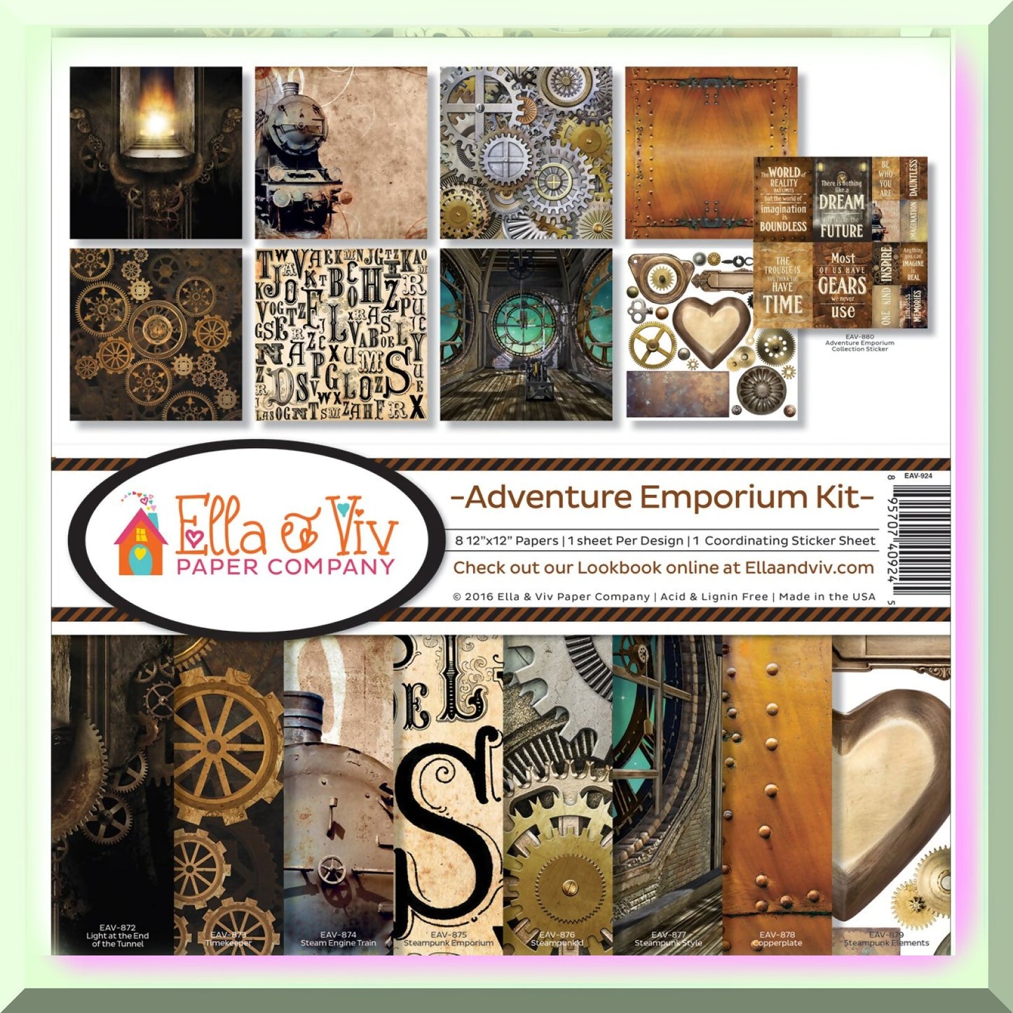 Ella Viv Adventure Scrapbook Kit 12x12