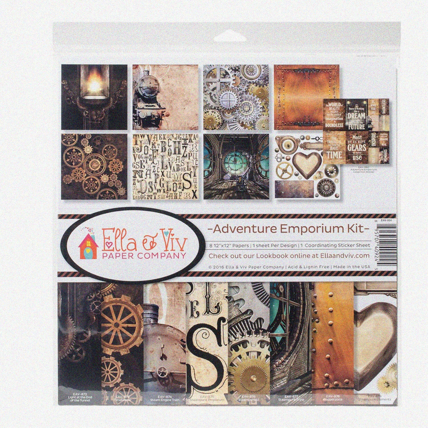 Ella Viv Adventure Scrapbook Kit 12x12