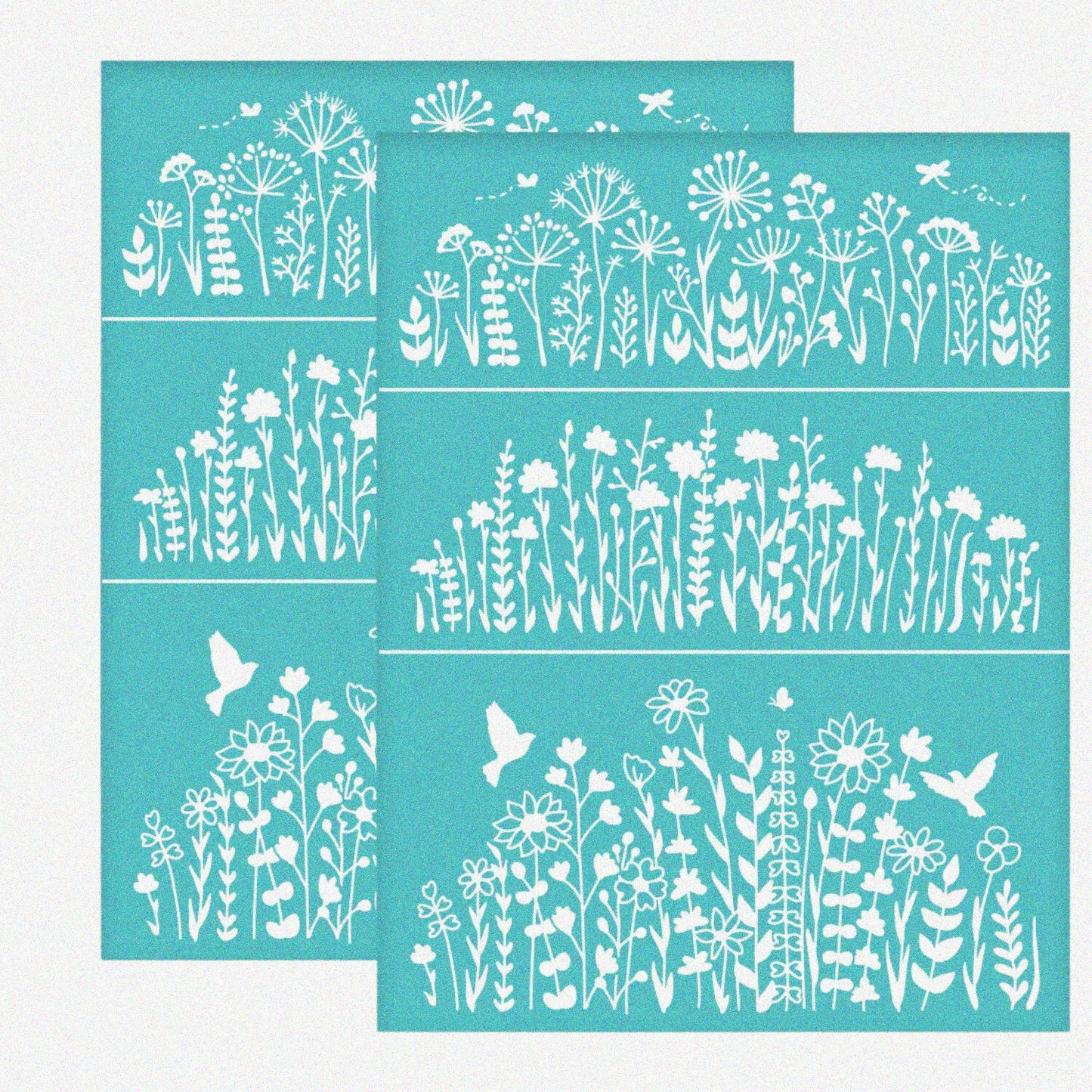 Silk Screen Printing Kit with Butterfly Bird Patterns