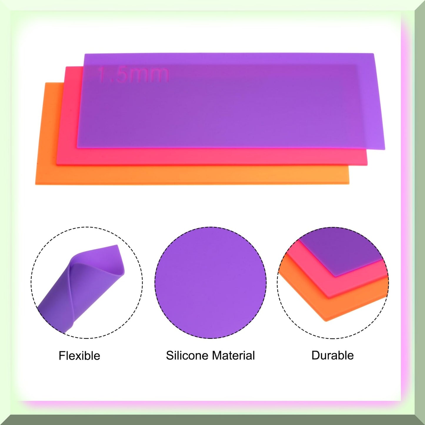 Silicone Tumbler Sleeve Set with Gloves and Tapes