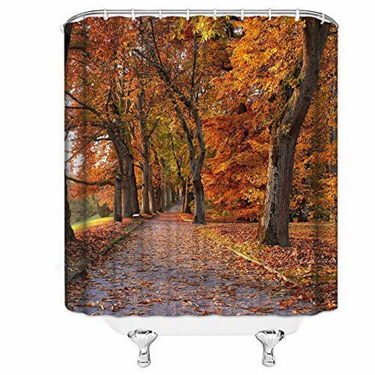 Fall Forest Scenic Shower Curtain 70x70 Inch