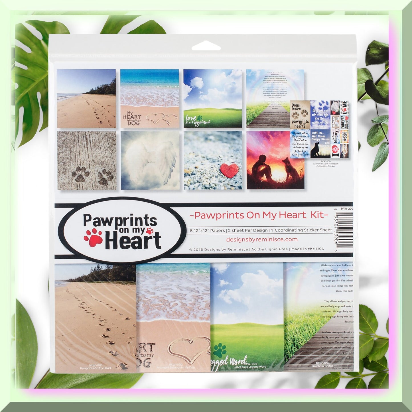 Heartfelt Memories Scrapbook Kit 12x12 Inch