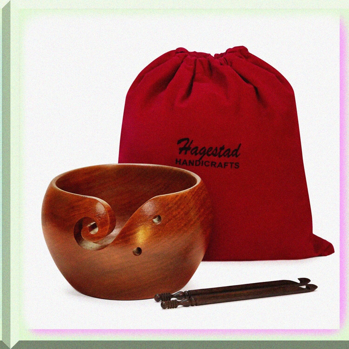 Yarn Bowl 6x3in for Knitting and Crocheting