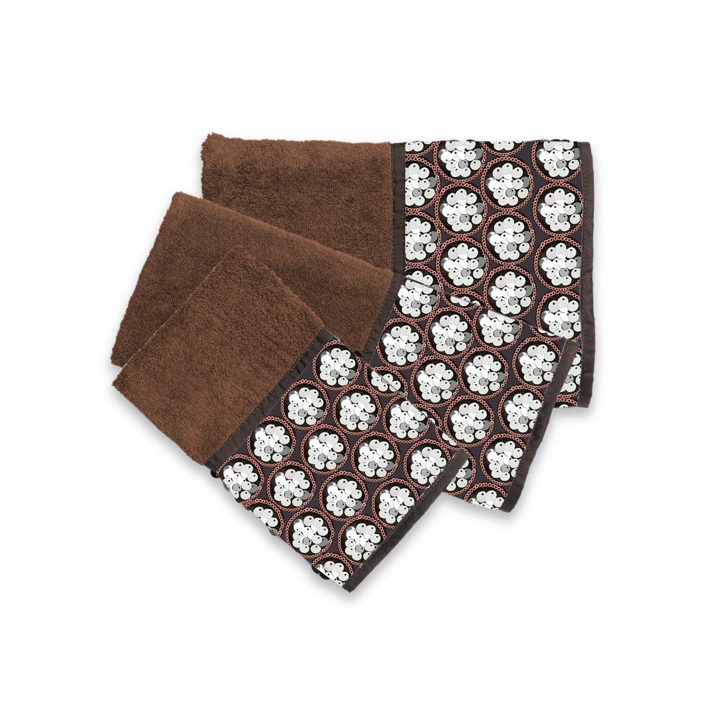 Sinatra 3-Piece Modern Bathroom Towel Set