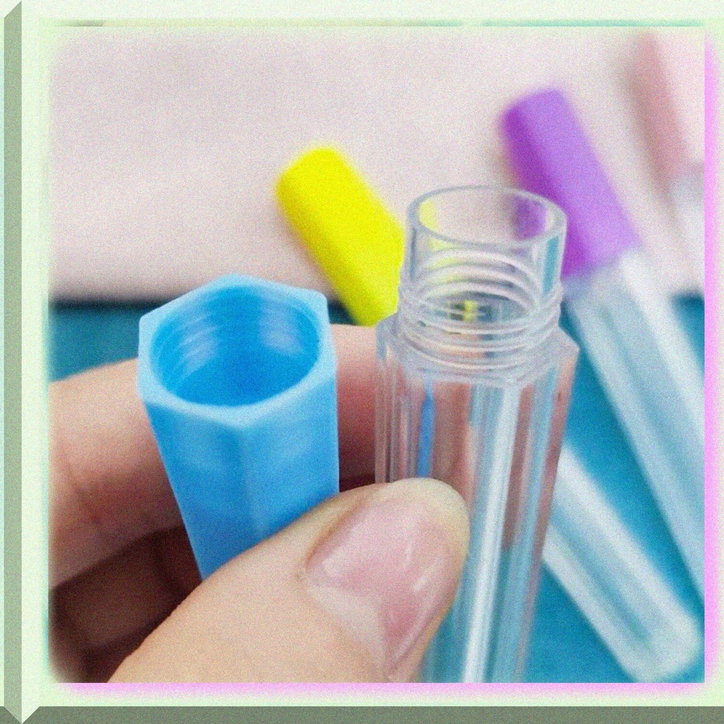 10pcs Clear Plastic Sewing Needle Storage Tubes