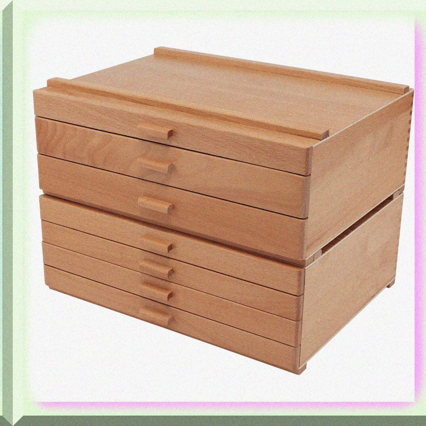 Artists Storage Chest 3-Drawer Natural Birch