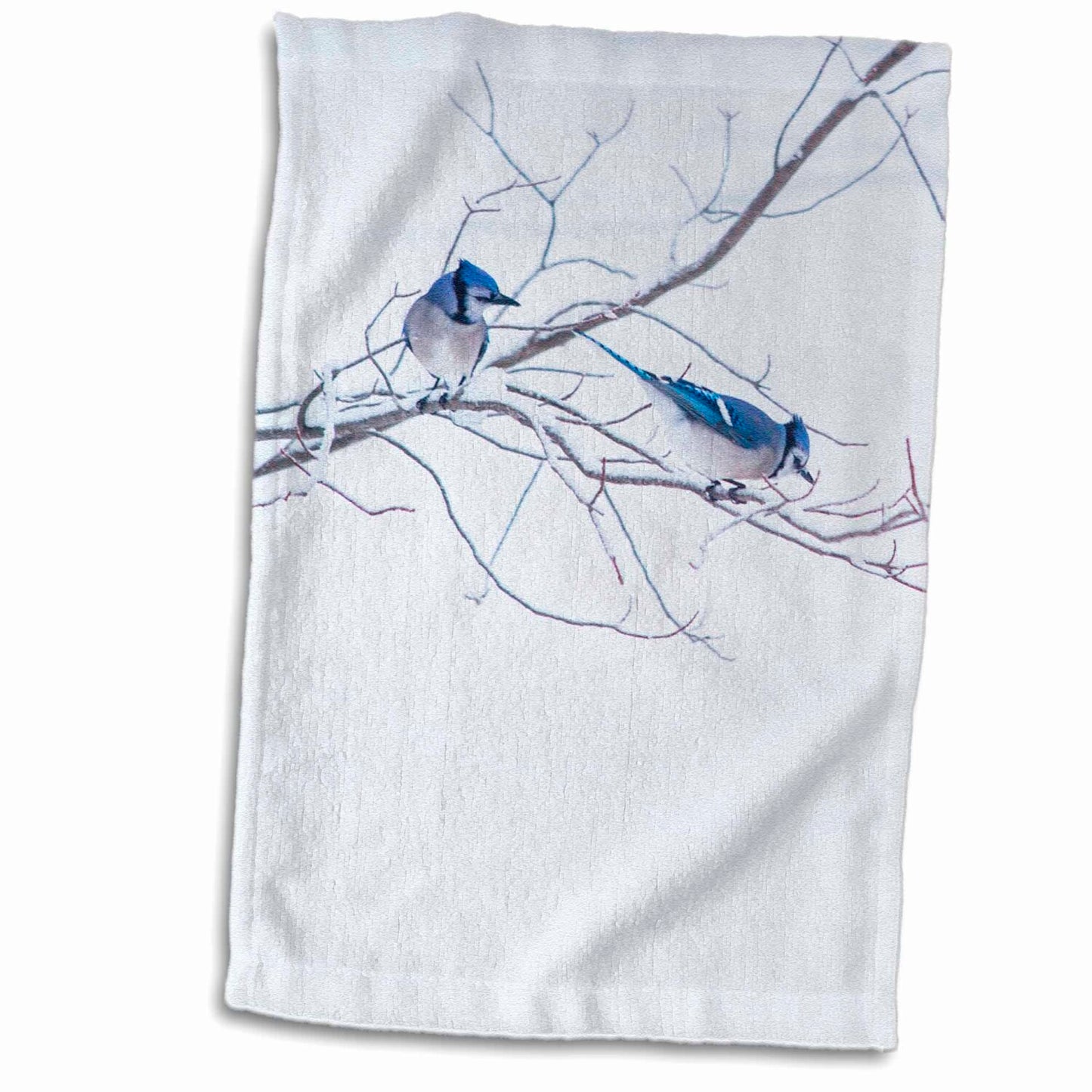 White Garden Flag 15x22 Hand Towel
