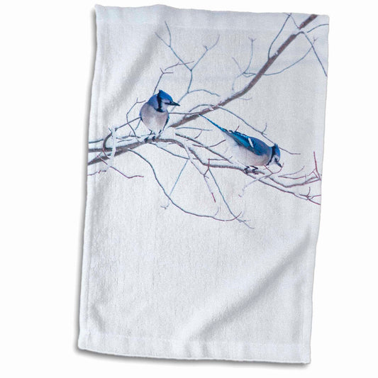 White Garden Flag 15x22 Hand Towel