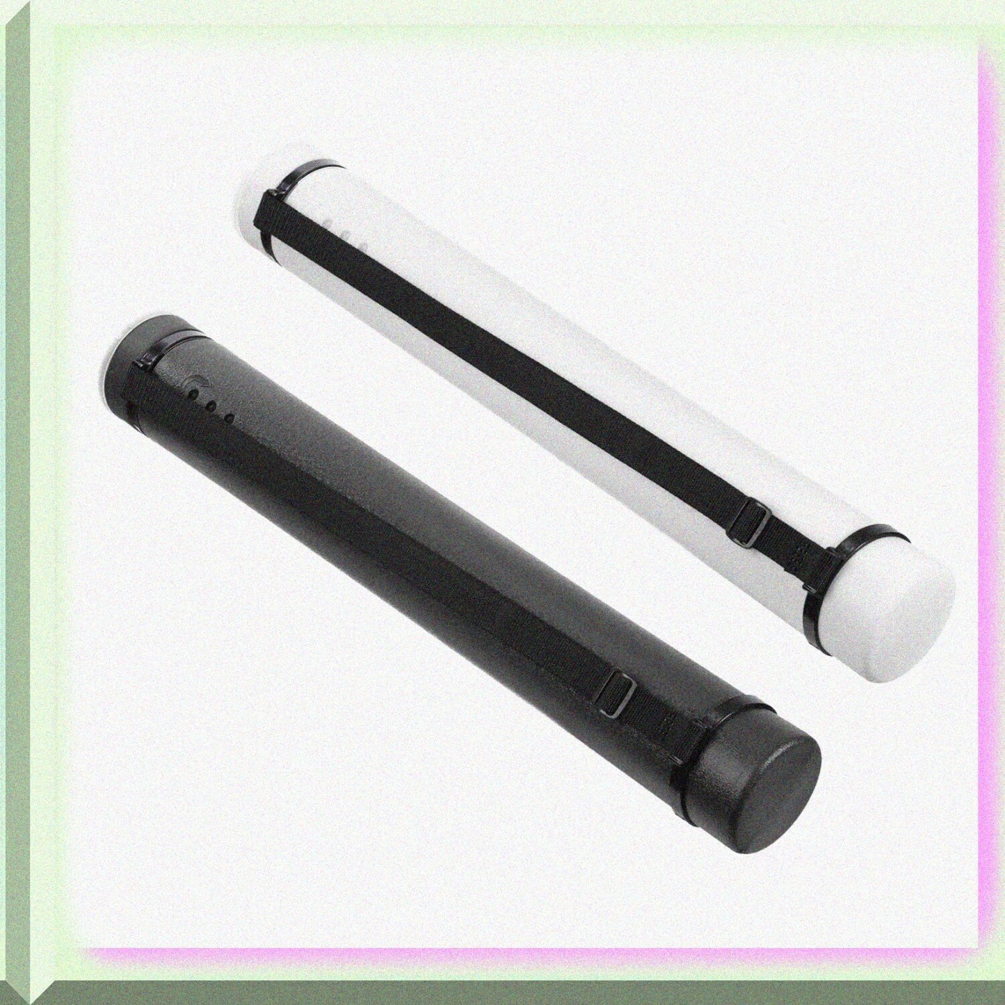 Extendable Poster Tubes with Strap, 2pcs, 24.8" to 42.5"