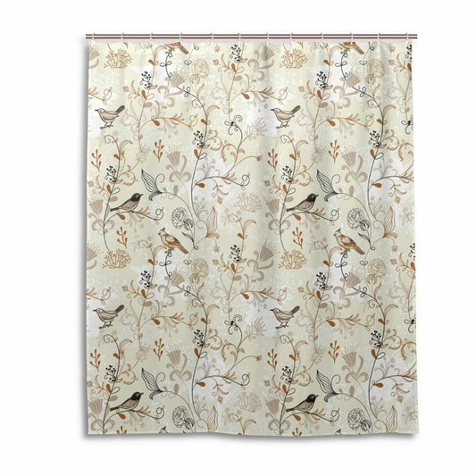 Fabric Shower Curtain Waterproof 60x72 Inches