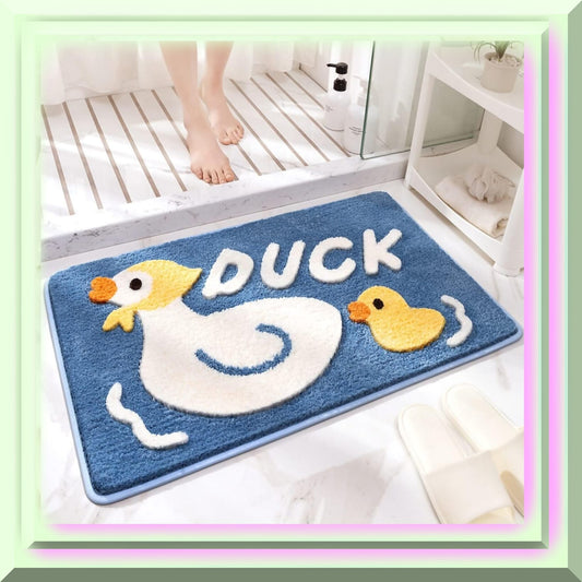 Animal Duck Microfiber Bath Rug 19.6 x 31.5 Inches