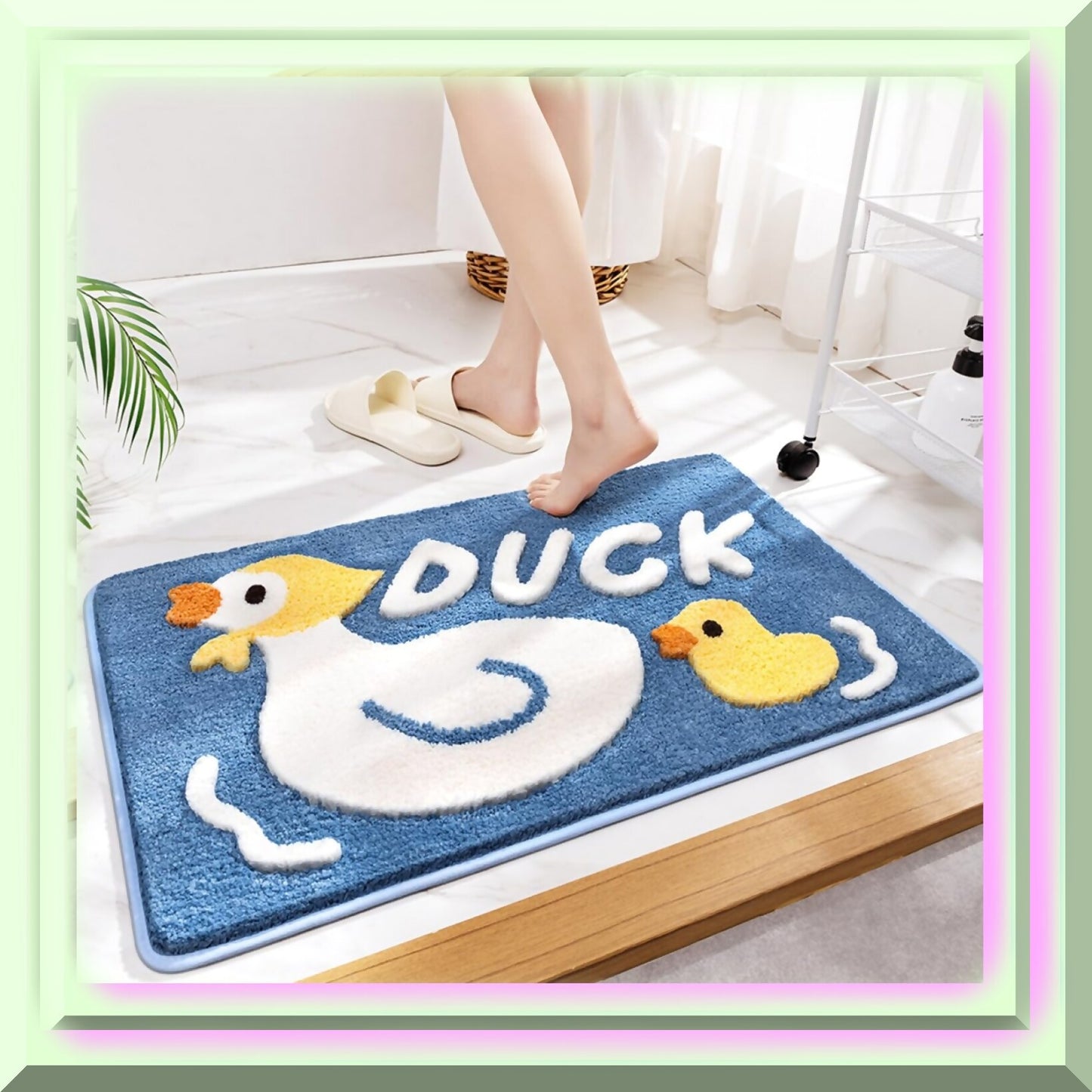 Animal Duck Microfiber Bath Rug 19.6 x 31.5 Inches