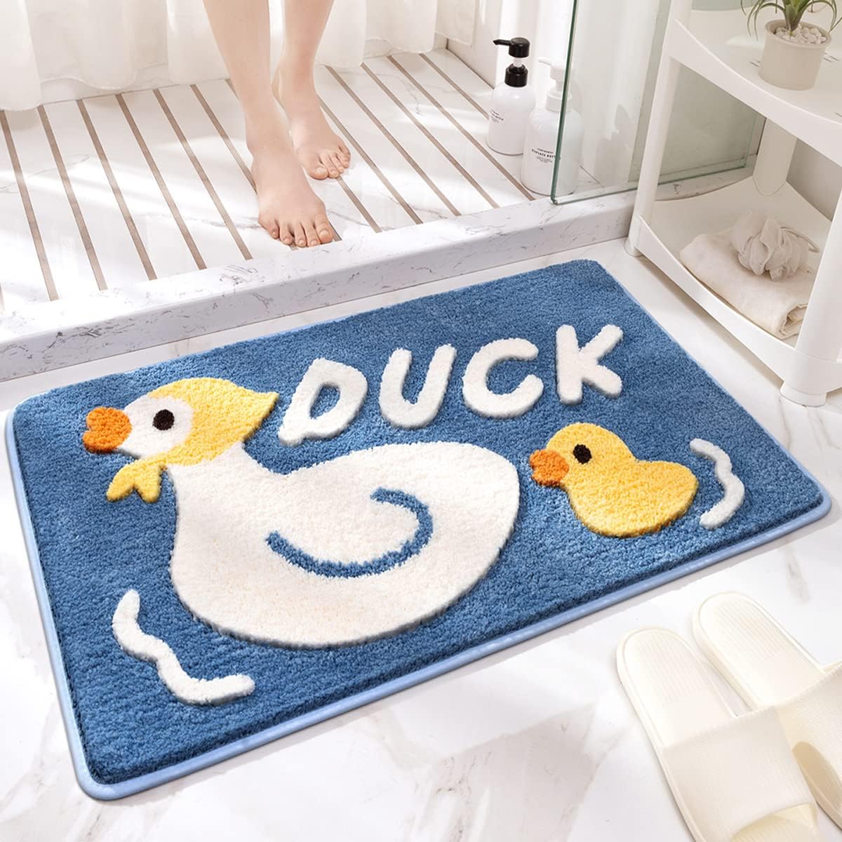 Animal Duck Microfiber Bath Rug 19.6 x 31.5 Inches