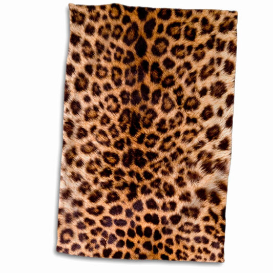Leopard Print Hand Towel 15x22