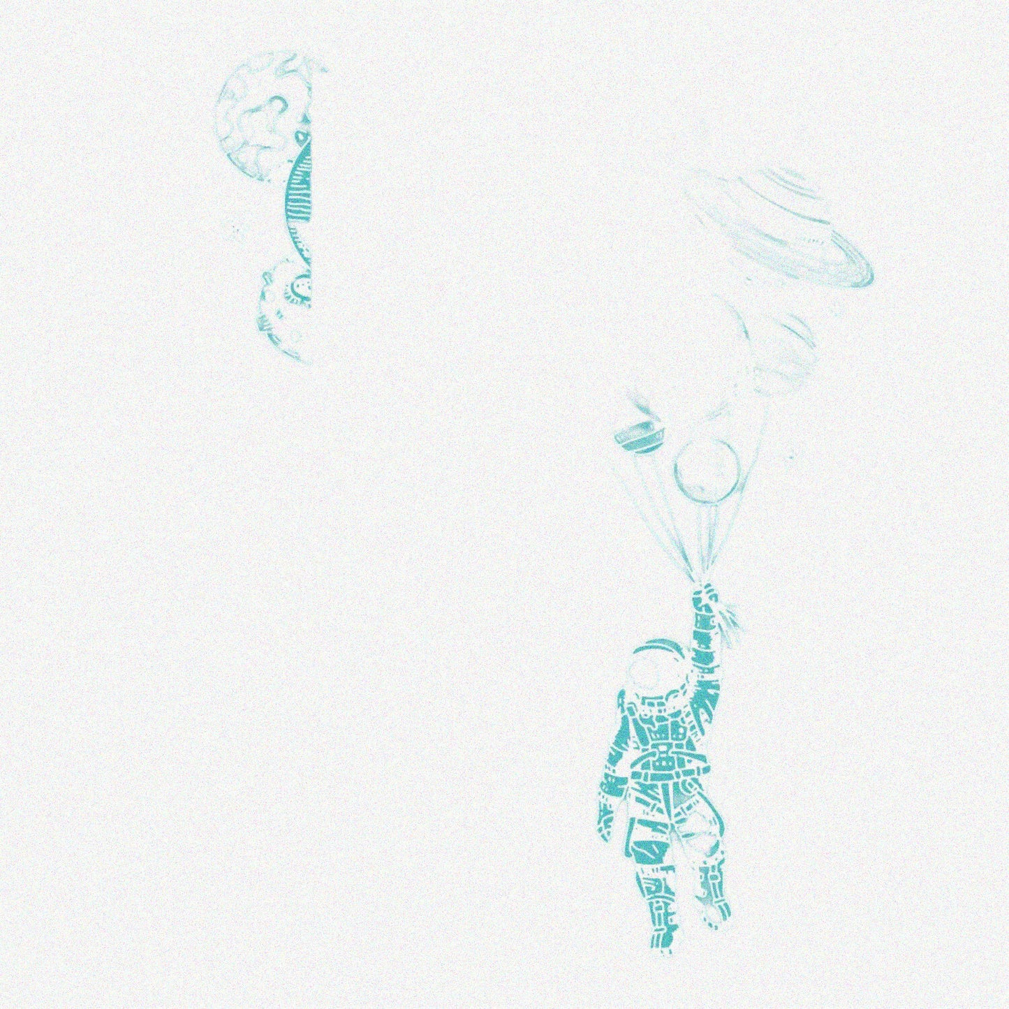 Silk Screen Kit with Spaceman Pattern 8.6x11 Inch Set of 2