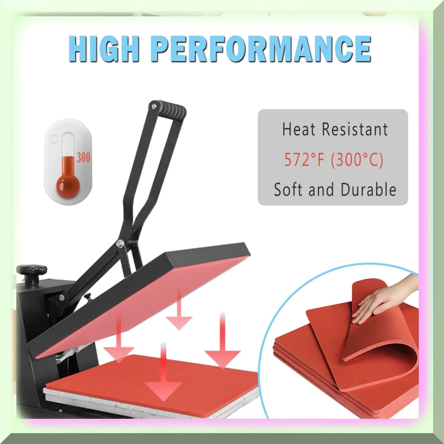 SubliMat 10x12 Silicone Heat Press Pad