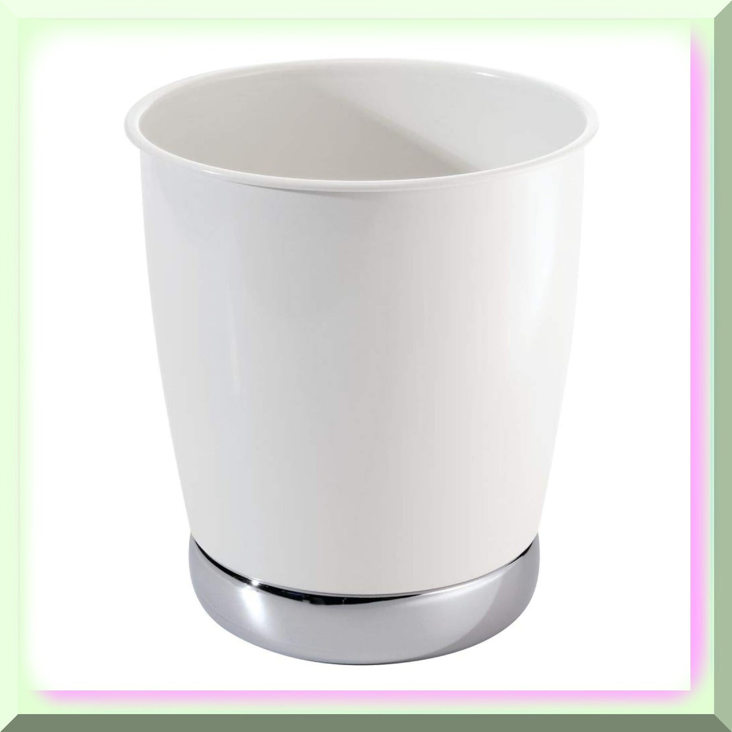 Metal Small Round Wastebasket 8.5" x 8.5" x 9.75"