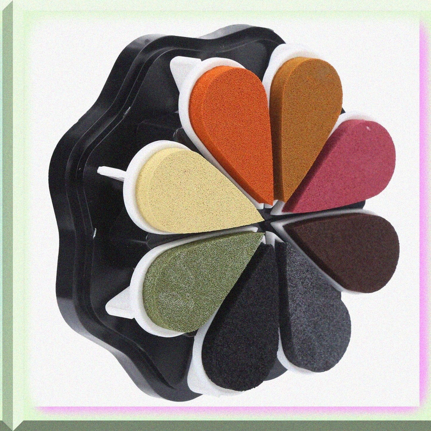 Petal Stamp Pad Set 8 Colors for DIY Crafts