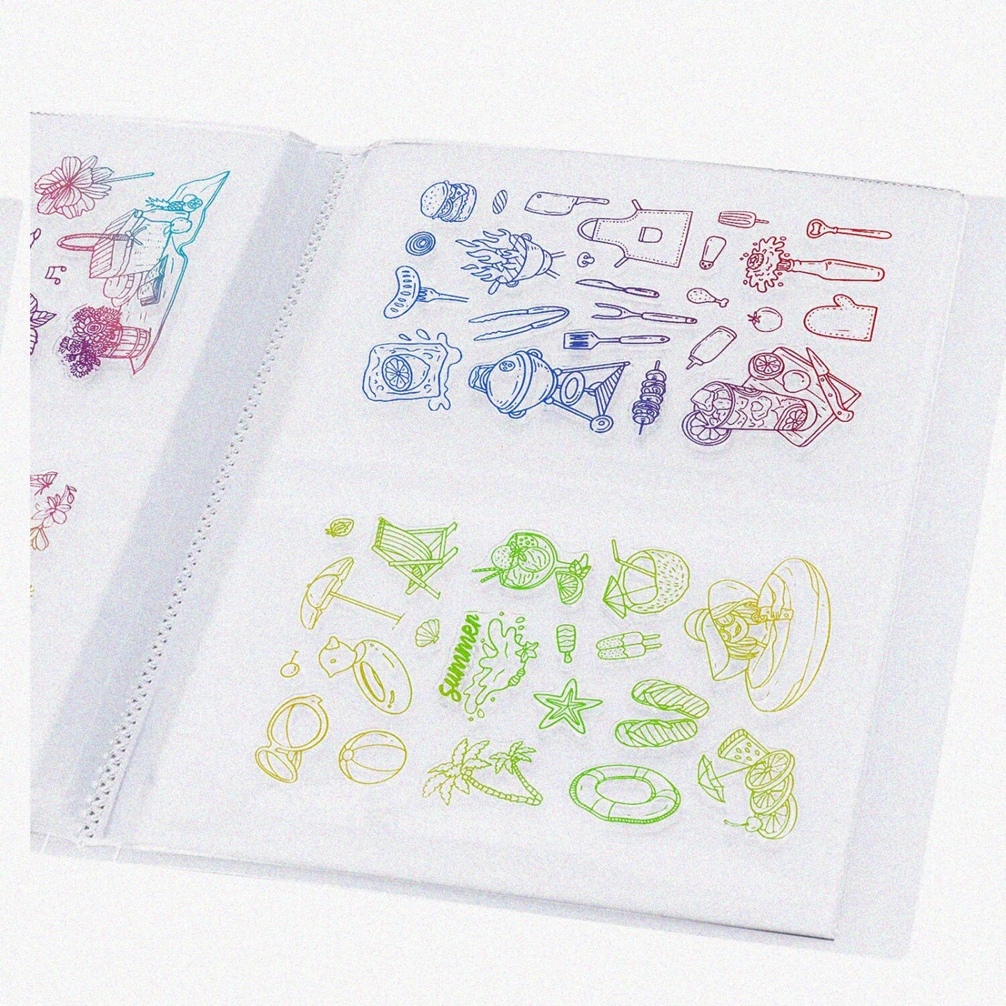Clear Stamps Storage Album 80 Grids 7x5.3Inch