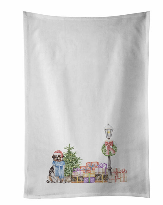 Australian Shepherd Blue Merle Kitchen & Bathroom Towel Set of 2