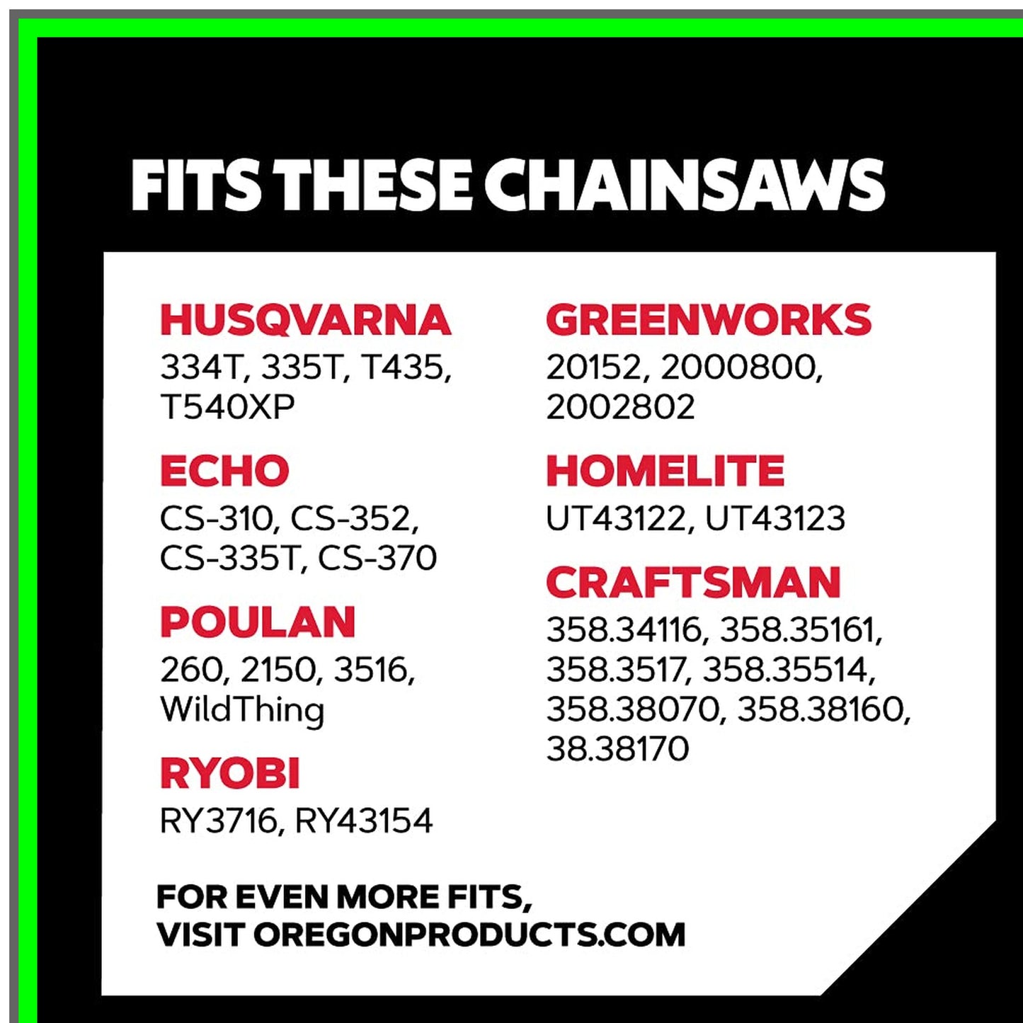 AdvanceCut 16-Inch Low-Kickback Chainsaw Chain for Makita Husqvarna and More