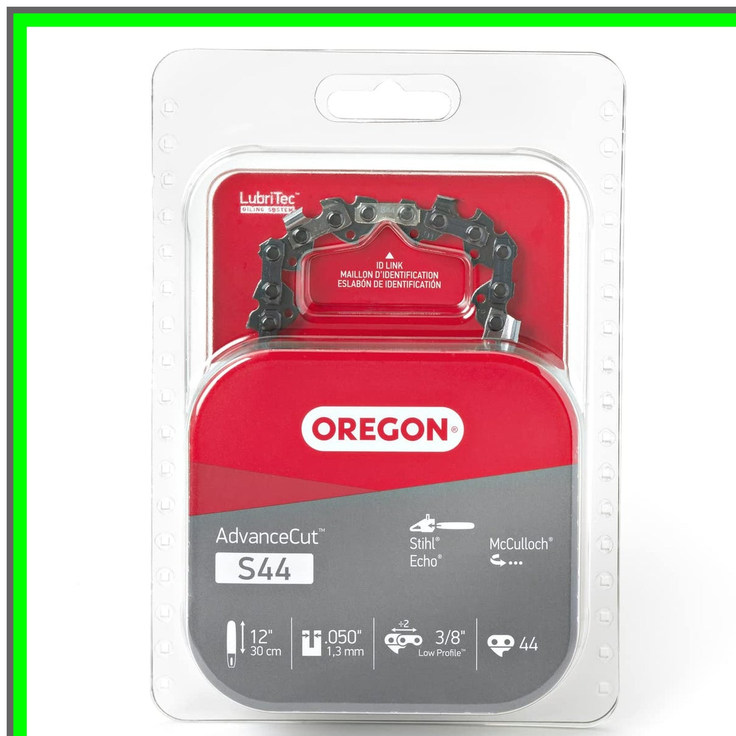 AdvanceCut 12-Inch Chainsaw Chain for Stihl Models - Low Vibration, 44 Links