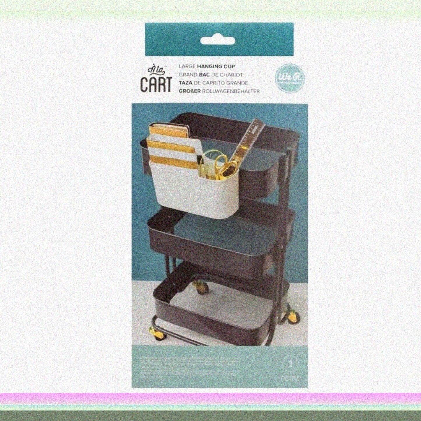 Large White A la Cart Cup for Accessories