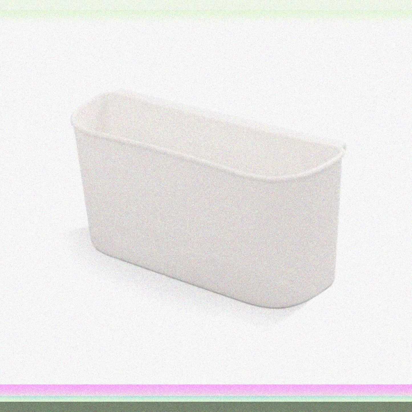 Large White A la Cart Cup for Accessories