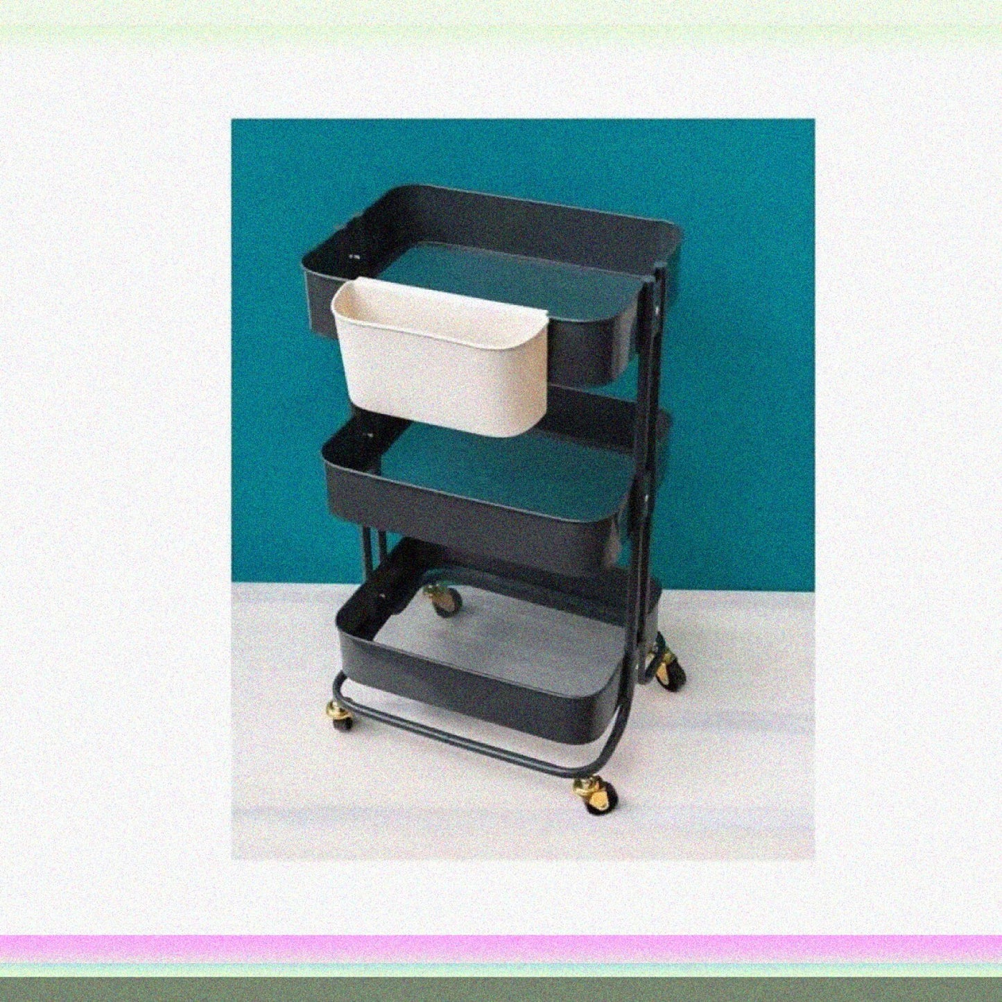 Large White A la Cart Cup for Accessories