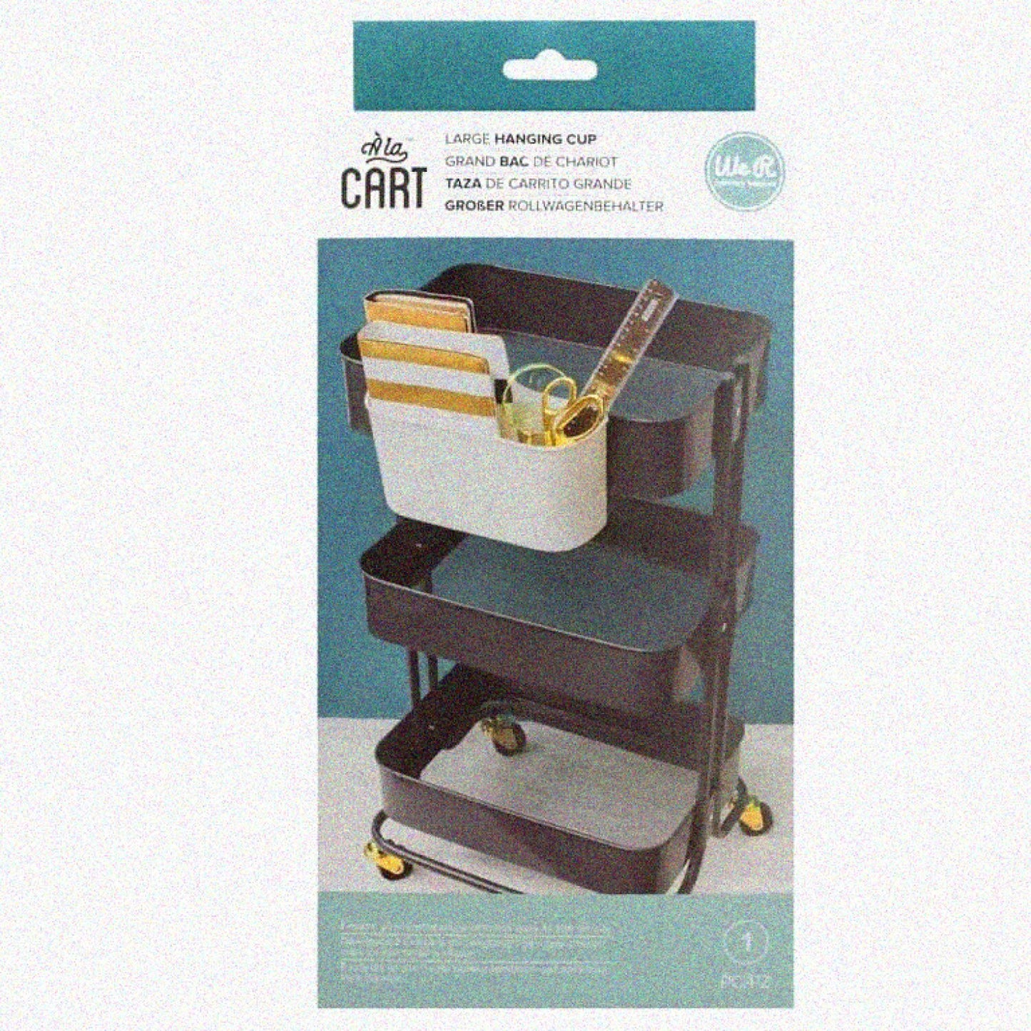 Large White A la Cart Cup for Accessories