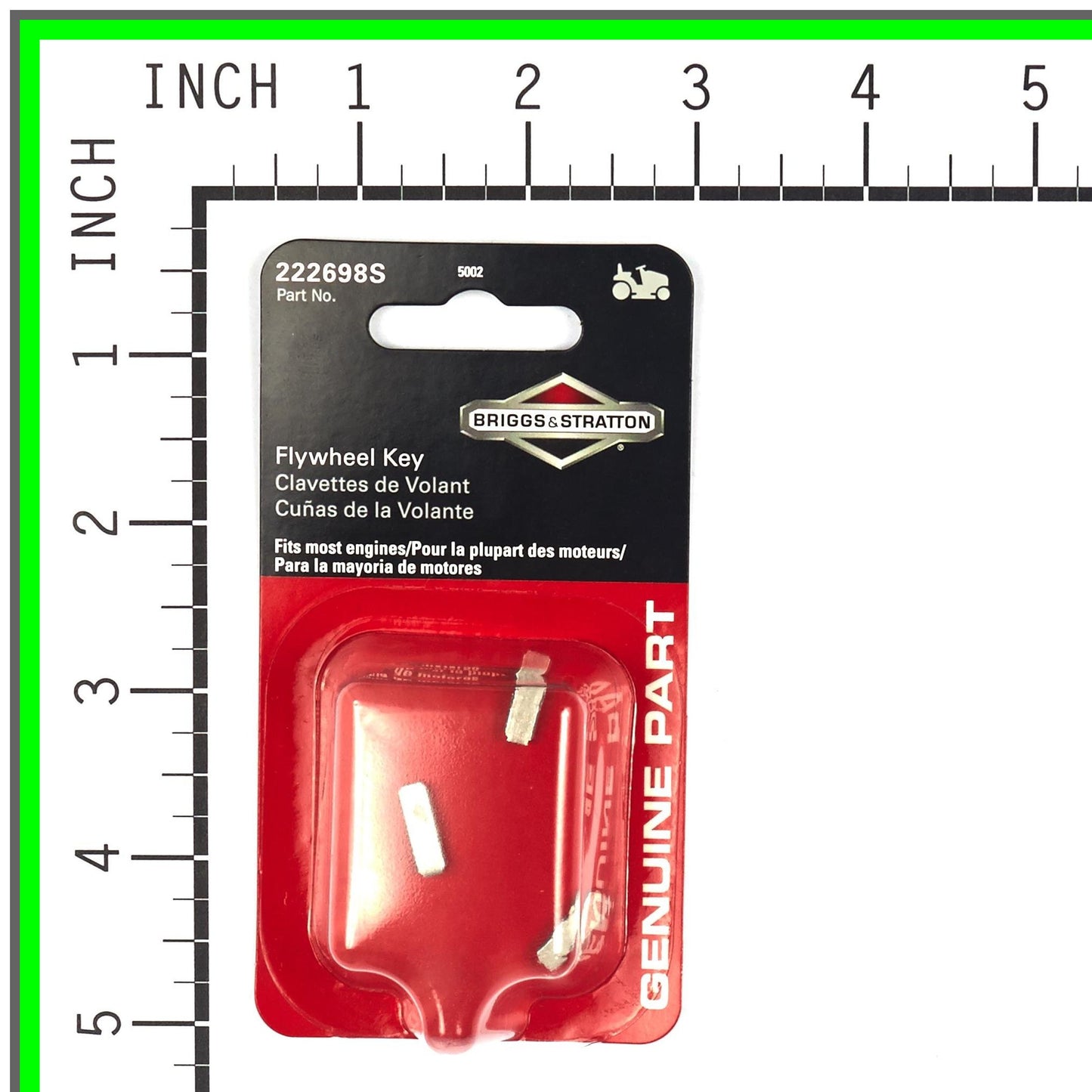 High-Performance Flywheel Key for Enhanced Engine Efficiency 5002K