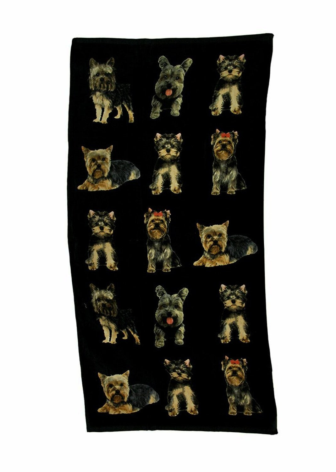 Yorkie Dog Beach Towel
