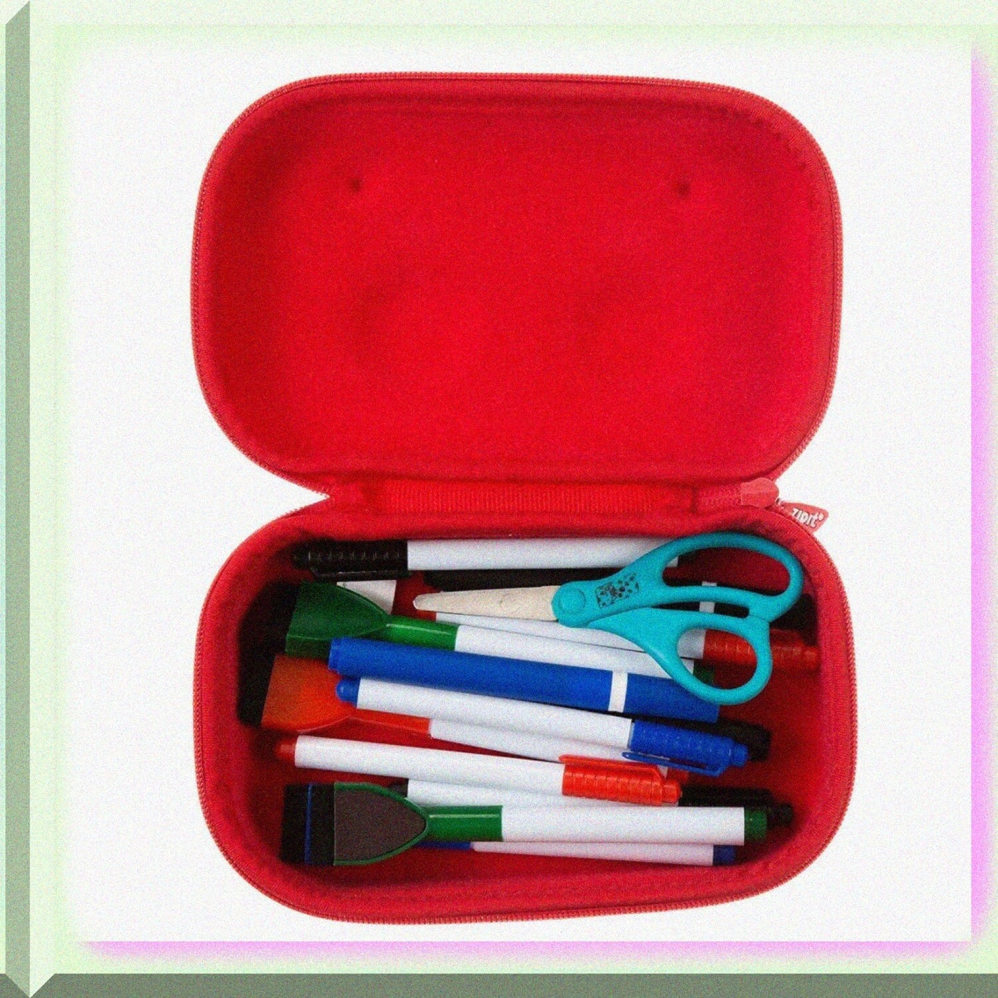 Pink Large Capacity Pencil Box for Girls