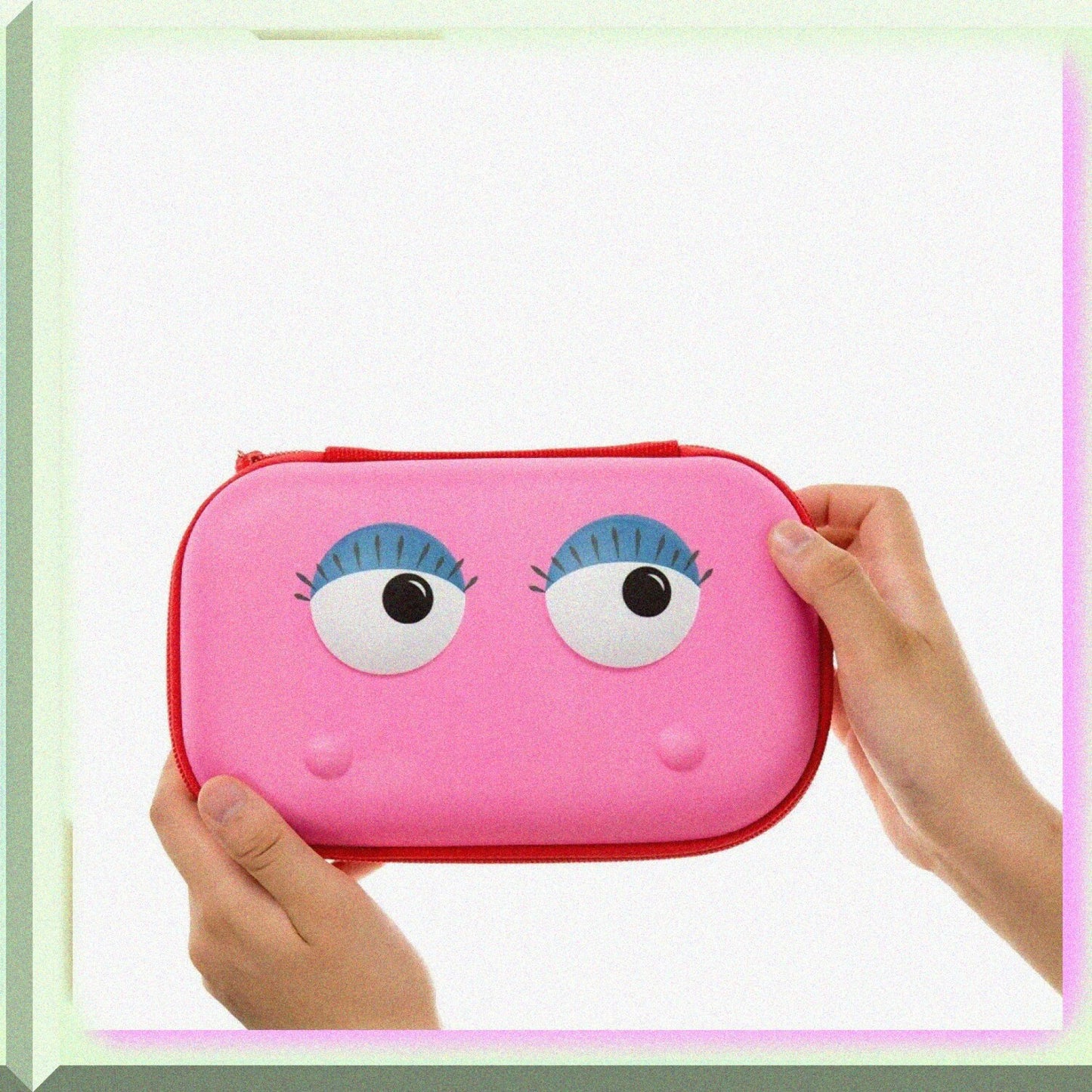 Pink Large Capacity Pencil Box for Girls