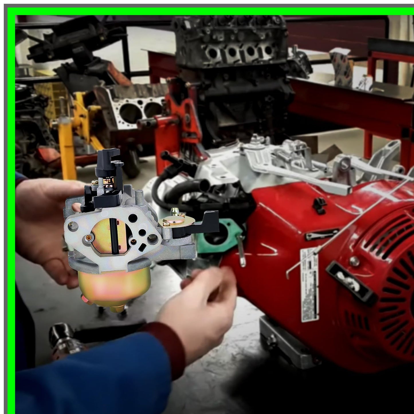 GX340 Carburetor Replacement for Honda 11HP 13HP Engines and Water Pumps